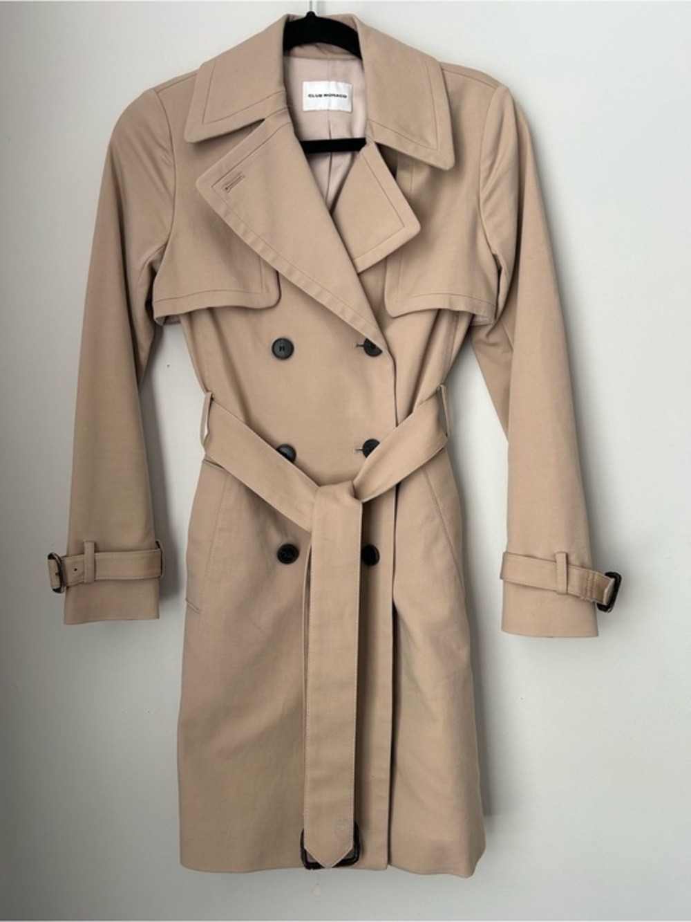 Club Monaco Beige Trench Coat